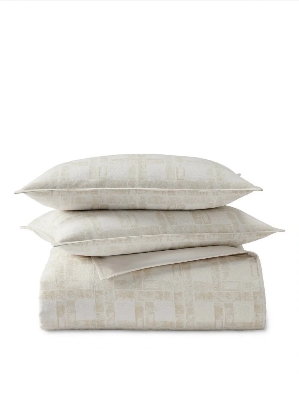 Hotel Collection Cream Textured Comforter Set